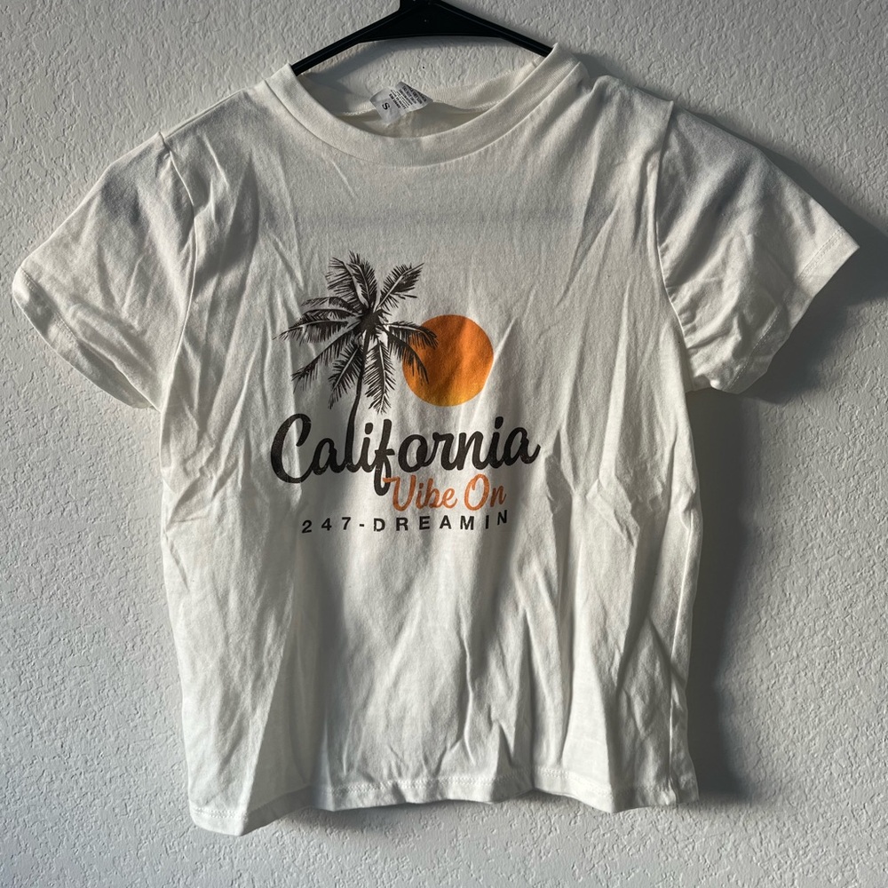 California Graphic Baby Tee Sise S
